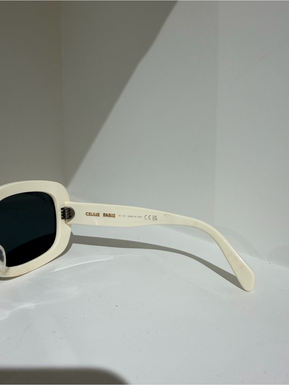 Celine Triomphe Sunglasses in Ivory - Picture 5 of 5